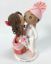 Picture of Indian Wedding Cake Topper, Cheek Kissing  Wedding Couple, Middle East Wedding Cake Topper