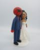 Picture of Spiderman Wedding Cake Topper, Marvel Inspired Wedding Cake Topper, Gifts for Spiderman Fans