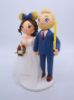 Picture of Minnie Bride & Star Wars Groom Wedding Cake Topper, Disney Fans and Star Wars fan wedding gift