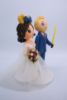 Picture of Minnie Bride & Star Wars Groom Wedding Cake Topper, Disney Fans and Star Wars fan wedding gift