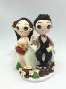 Picture of Storm in a Teacup game Wedding Cake Topper, Mad Tea Party Disney Ride Theme Wedding Cake Topper