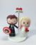 Picture of Captain America & Doctor Strange Wedding Cake Topper,  Superhero Themed Wedding Cake Decor