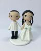 Picture of Barong Tagalog Wedding Cake Topper, Filipino Wedding Clay Figurine