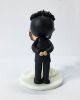 Picture of Gorgeous wedding cake topper, Full Beard Groom Wedding Cake Topper, Kissing Cake Topper