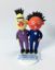Picture of Gay Wedding Cake Topper, Bert & Ernie Wedding Cake Topper, Blue & Purple Wedding theme