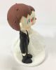 Picture of Mini Animal Crossing Wedding  Cake Topper, Custom Villager Figurine Wedding Topper