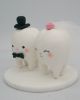 Picture of Teeth Couple Cake Topper, Molar Teeth Wedding Topper, Dentist Cake Topper