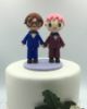 Picture of Gay Animal Crossing Wedding Cake Topper, Same Sex Game Commission Cake Topper