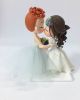 Picture of Kissing Bride & Bride Wedding Cake Topper, Pride Wedding Cake Topper, Wedding Gifts for Lesbian Couple