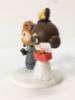 Picture of Gamer Groom & Minnie Mouse Bride Wedding Cake Topper, Fried Chicken Lover Cake Topper