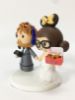 Picture of Gamer Groom & Minnie Mouse Bride Wedding Cake Topper, Fried Chicken Lover Cake Topper