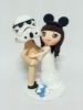 Picture of Stormtrooper Groom & Mickey Bride Wedding Cake Topper, Blue Wedding theme