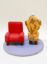 Picture of Carl & Ellie's Chair Wedding Cake Topper (smaller size), UP Wedding Cake Topper, UP Chair Clay Figurine