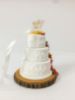 Picture of Autumn Wedding Cake Replica, Fall Wedding Cake Ornament Keepsake, Mother's day gift