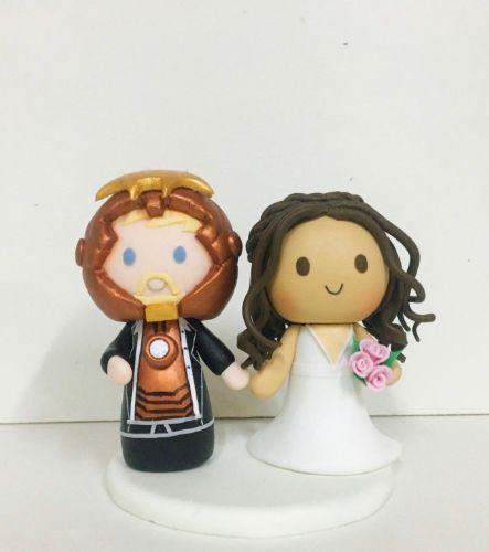 Picture of Iron Man Wedding cake Topper, The Avengers Wedding Cake Topper