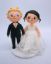 Picture of Gamer Wedding Cake Topper, Animal Crossing Bride & Groom villager Figurine