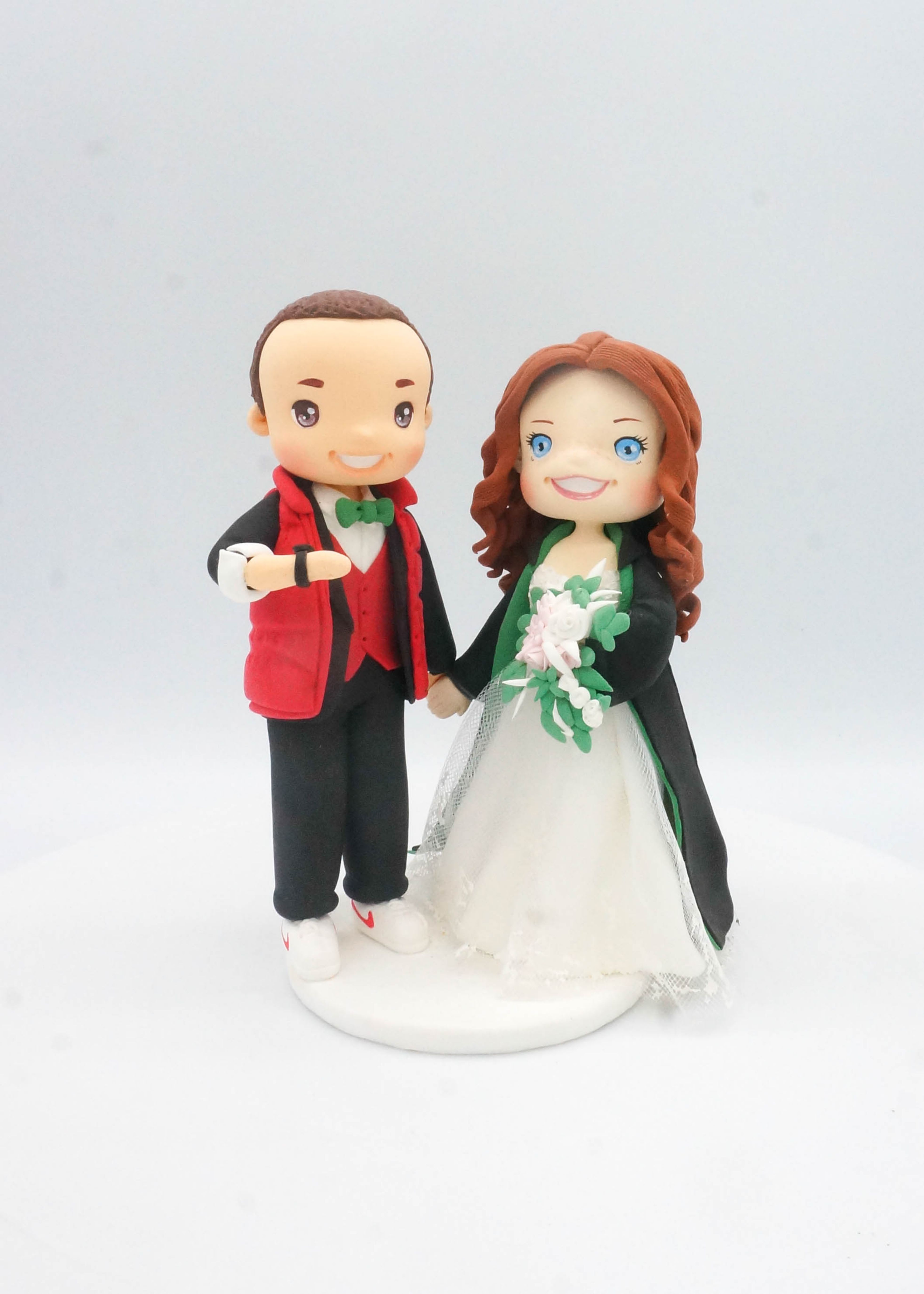 Picture of Back to the Future and Harry Potter Wedding Cake Topper, Marty Mcfly Groom Figurine