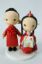 Picture of Korean & Chinese Wedding Cake Topper, Hanbok Wedding Cake Topper,  Hanfu Wedding Cake Topper, South East Asian Wedding Gifts