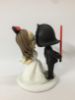 Picture of Darth Vader Groom & Minnie Mouse Bride Wedding Cake Topper, Star Wars Wedding Cake Decor