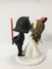 Picture of Darth Vader Groom & Minnie Mouse Bride Wedding Cake Topper, Star Wars Wedding Cake Decor
