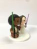 Picture of Star Wars Wedding Cake Topper, Afro Haircut Jedi Groom Wedding Cake Topper