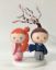 Picture of Cherry Blossom wedding cake topper, Japan Wedding Cake Topper, Kimono Wedding Cake Topper