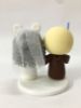 Picture of Jedi Lightsaber Groom & Minnie Mouse Bride with Mickey Pretzel Wedding Cake Topper, Star Wars & Disney Wedding Theme
