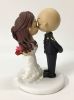 Picture of Police Wedding Cake Topper, Police Groom & Mermaid Dress Bride Cake Topper, Police Wedding Theme