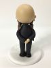 Picture of Police Wedding Cake Topper, Police Groom & Mermaid Dress Bride Cake Topper, Police Wedding Theme