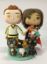 Picture of Hockey Player Groom & Wonder Woman Bride Funko Pop Wedding, Funko Pop Wedding Cake Topper with Cats