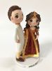 Picture of Saree & Sherwani Indian Wedding Cake Topper, Wedding Gifts for Indian Couples, Traditional Asian Wedding Decor