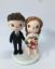 Picture of Animal Crossing Characters Wedding Cake Topper, Game Commission Wedding Gifts, Unique Game Room Decor, Curly Hair Groom Topper
