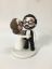 Picture of Han Solo & Princess Leia Wedding Cake Topper, Star Wars Inspired Wedding Cake Decor, salt pepper beard groom