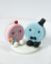 Picture of Pink & Blue Oreo Wedding Cake Topper, Gifts for Oreo Lovers, Dessert Themed Party Decor