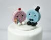 Picture of Pink & Blue Oreo Wedding Cake Topper, Gifts for Oreo Lovers, Dessert Themed Party Decor