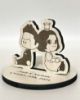 Picture of 2D Wooden Animal Crossing Couple Cake Topper, Gamer Couple Anniversary Gift, Handmade Wedding Centerpiece