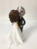 Picture of MF Doom Gladiator Wedding Cake Topper, Till Death Do We Part Wedding cake topper , Halloween wedding cake topper 