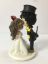 Picture of Harry Potter Groom & Mickey Bride Wedding Cake Topper, Forehead kissing couple