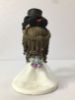 Picture of Harry Potter Groom & Mickey Bride Wedding Cake Topper, Forehead kissing couple
