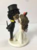 Picture of Harry Potter Groom & Mickey Bride Wedding Cake Topper, Forehead kissing couple