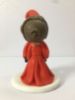 Picture of Kissing Santa & Mrs Claus Wedding Cake Topper, Mr & Mrs Claus Kissing, Christmas Wedding Cake Toppe