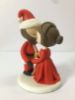 Picture of Kissing Santa & Mrs Claus Wedding Cake Topper, Mr & Mrs Claus Kissing, Christmas Wedding Cake Toppe