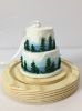 Picture of Woodland Wedding Cake Ornament, Custom Wedding Cake Replica, Cake miniature