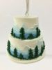 Picture of Woodland Wedding Cake Ornament, Custom Wedding Cake Replica, Cake miniature