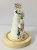 Picture of Roses Wedding Cake Replica, 4-Tier Wedding Cake Ornament, First Wedding Anniversary Gift