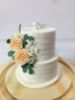 Picture of 2 tiers Wedding Cake Ornament, First Year Married Anniversary Gift