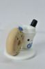 Picture of Coffee Meets Bagel Wedding Cake Topper, Online Dating to Wedding, Gifts for Long Distance Relationship, Purple theme
