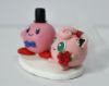 Picture of Kirby & Jigglypuff Wedding Cake Topper, Pokemon wedding cake topper, Gifts for Pokemon Lovers, Pokemon Collectible 