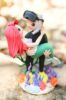 Picture of Mermaid Wedding Cake Topper, Scuba Diver Wedding CakeTopper