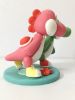 Picture of Yoshi Bride & Groom Wedding Cake Topper, Super Mario Inspired Cake Topper